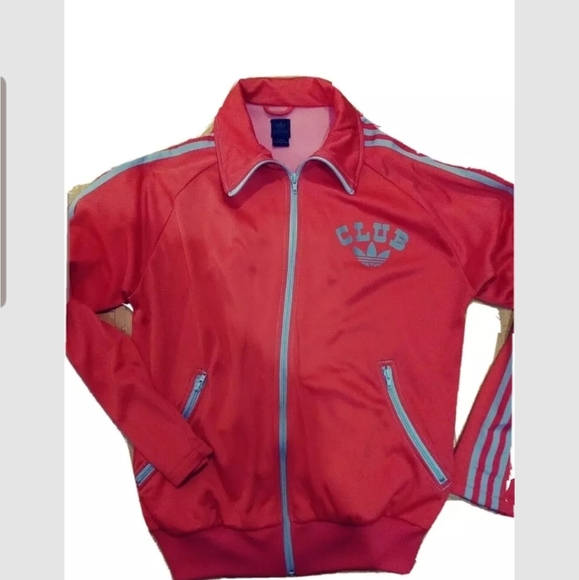 Adidas CLUB Mens Vintage Track Jacket - Picture 3 of 3
